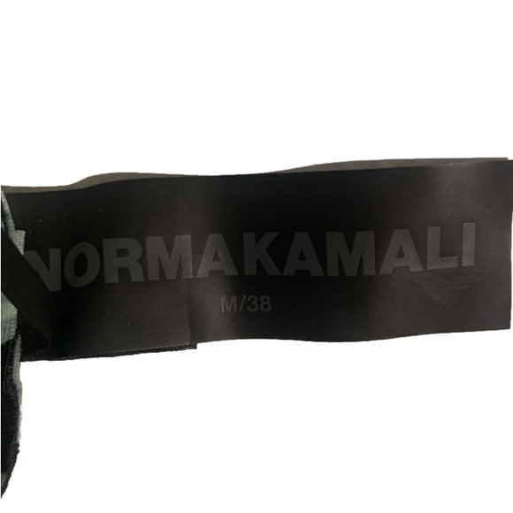 New without tags Norma Kamali womens fishtail dress in a tropical print size M - Picture 3 of 4